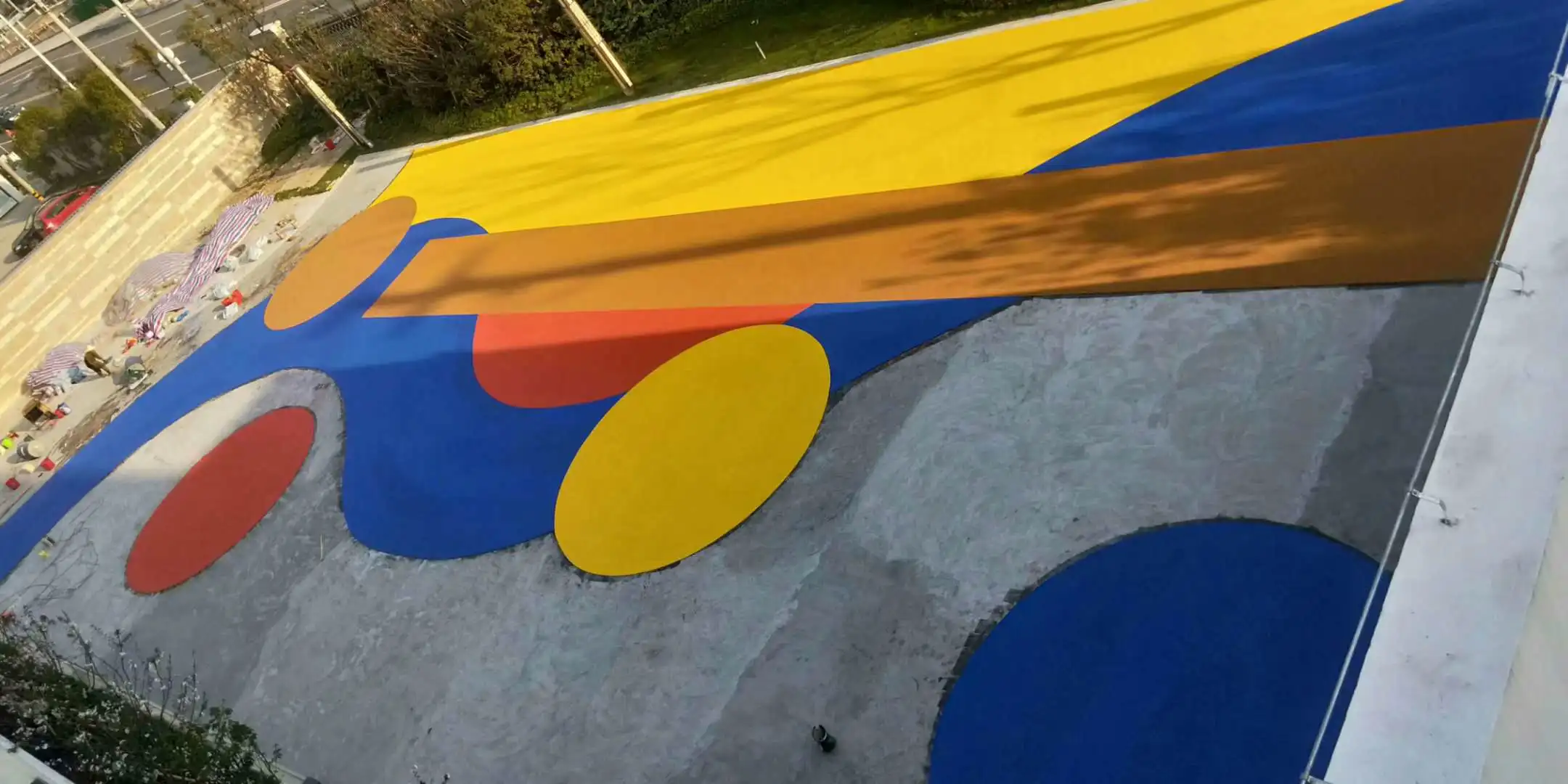 EPDM Granules machines Rubber Surfacing Construction Tool Heating Plate Paving Tool FN-R-24062904