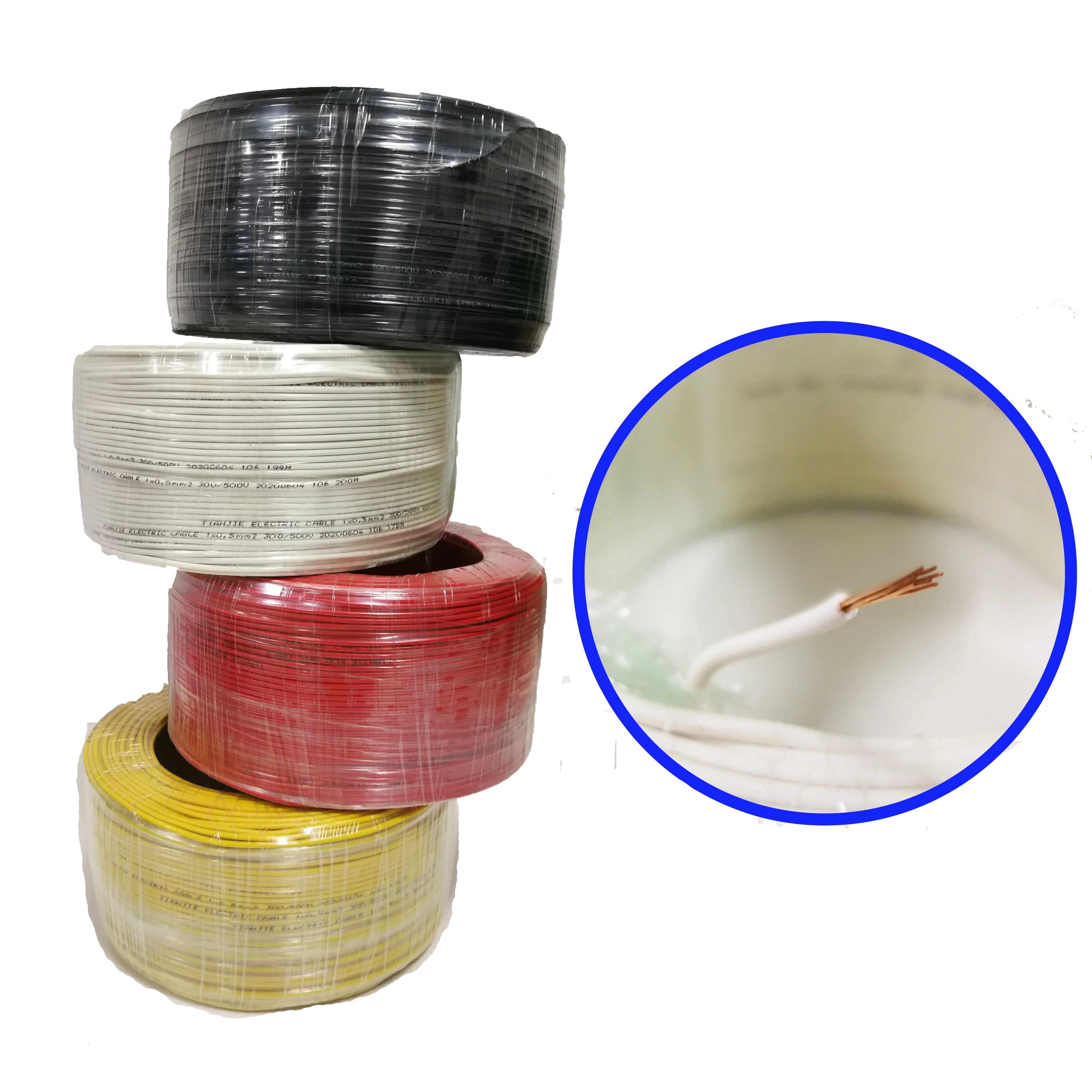 24AWG AWM UL1015 Stranded Tinned Copper Wire PVC Insulation UL 1015 Electric Wires Cables