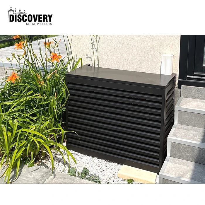 Wholesale universal newly design sustainable laser Cut aluminium ac cover air conditioner split for protecting heat pump