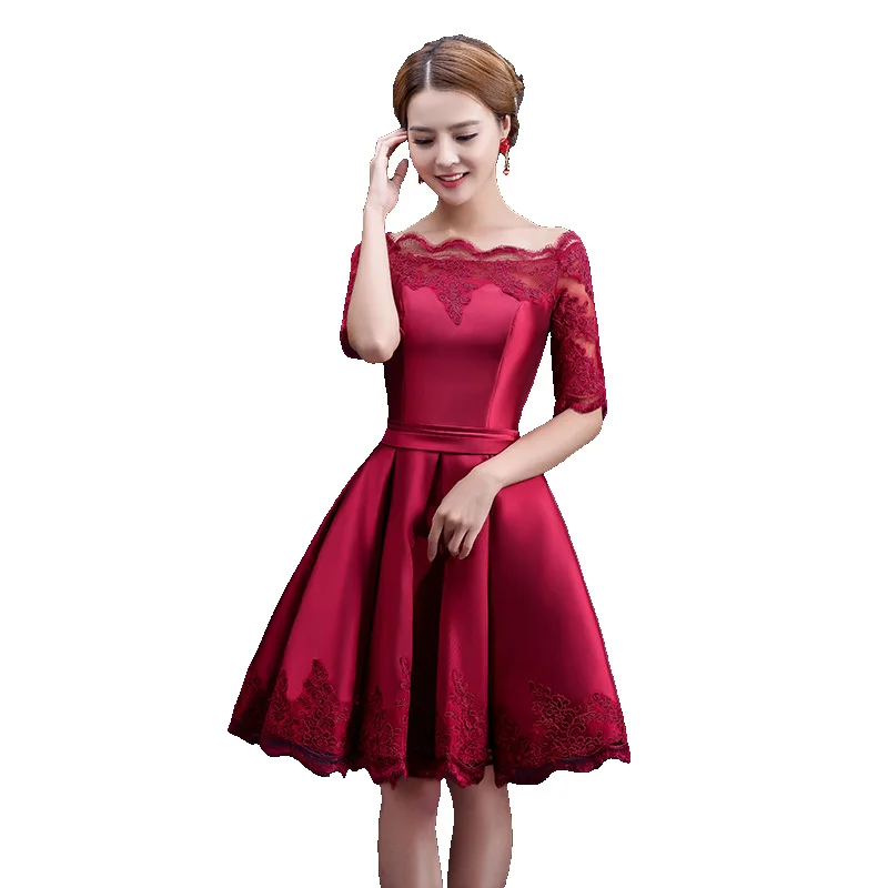 
 DS1006 новое поступление женское модное плотное Бандажное короткое ТРАПЕЦИЕВИДНОЕ банкетное платье подружки невесты официальное кружевное элегантное платье для выпускного вечера  