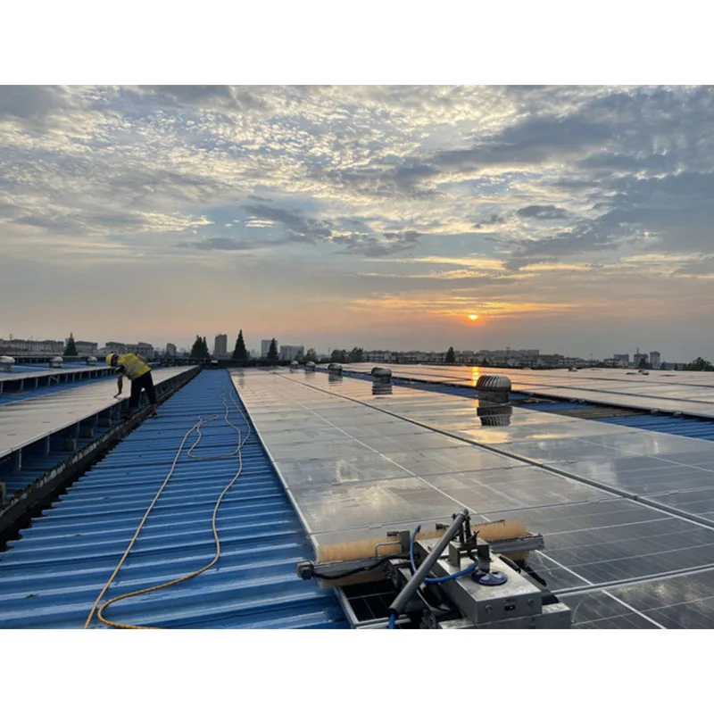 World Top Advanced Fully Autonomous Cheap Water Robot Electric Brush Latest Solar Panels Cleaning Machine