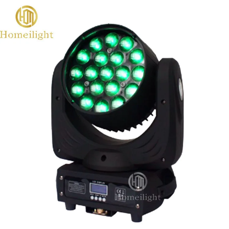Mac aura 19x15w RGBW 4in1 zoom beam wash moving hed led movinghead light