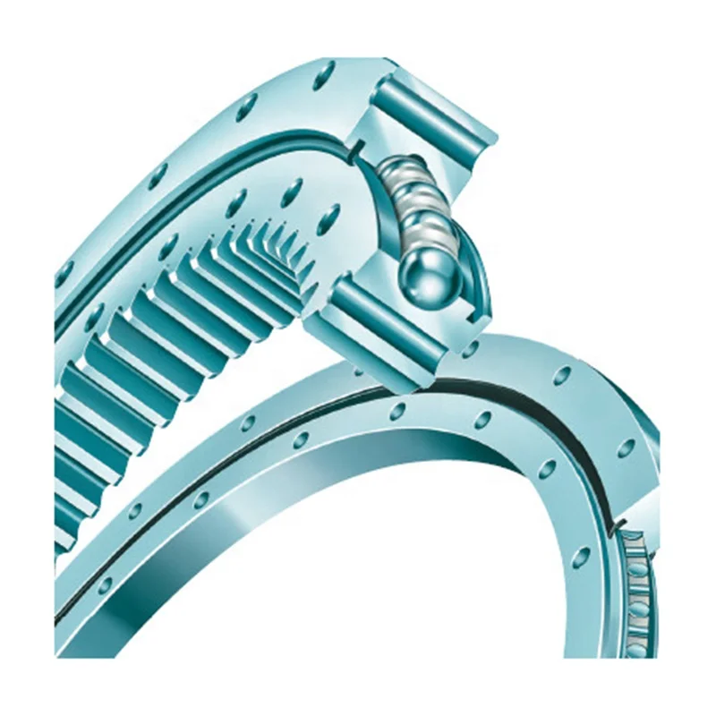 Двухрядные шариковые опорно-поворотные подшипники для промышленного оборудования автоматизации