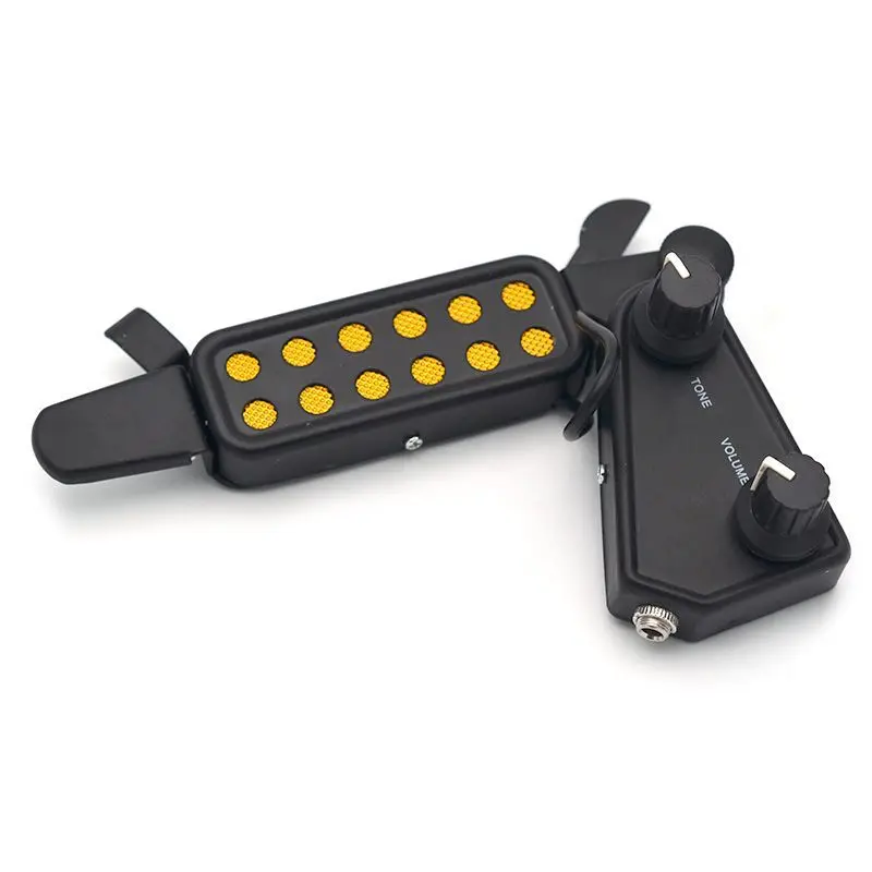 MD-4 Acoustic Guitar Pick up Wire Amplifier Speaker+Volume/Tone Control Box Pickups