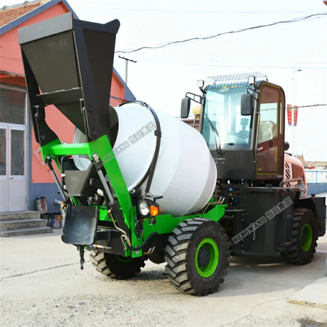 HW mobile self loading concrete mixer truck 3M3 cubic meter