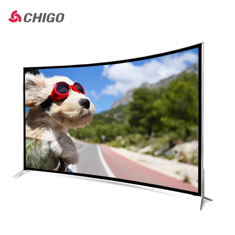 
4K Hdr Smat Tv With Voice Control Curved Screen Led Vga Out 