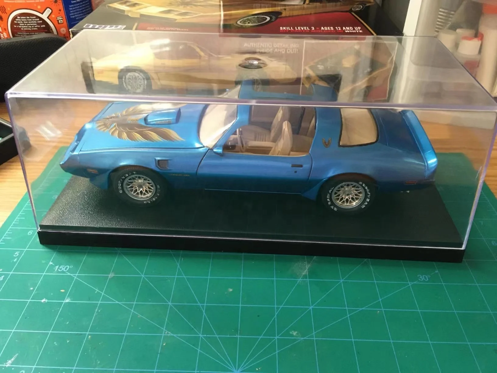 Large Clear Acrylic Display Box Model Car Display Case 1/18 Model Car Clear Box for Collectibles