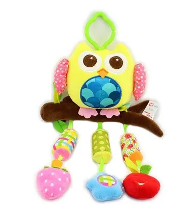 
Large Owl Plush toys wind chimes baby bed hanging 