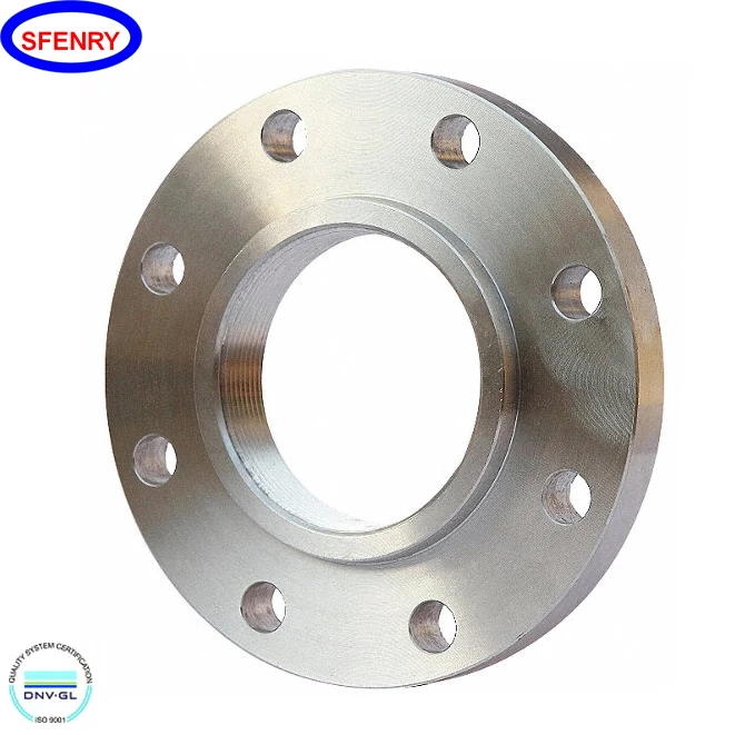 Sfenry Forged Carbon Steel ASTM A105 Threaded NPT Class 150 RF Flange ANSI B16.5
