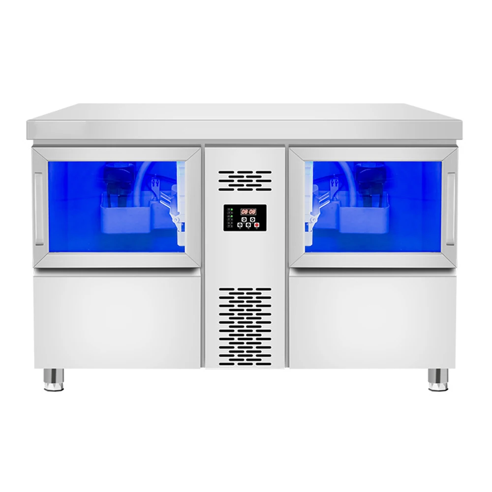 Commercial Use Vertical Type Ice Machine, Clear Cube Ice Machine for home