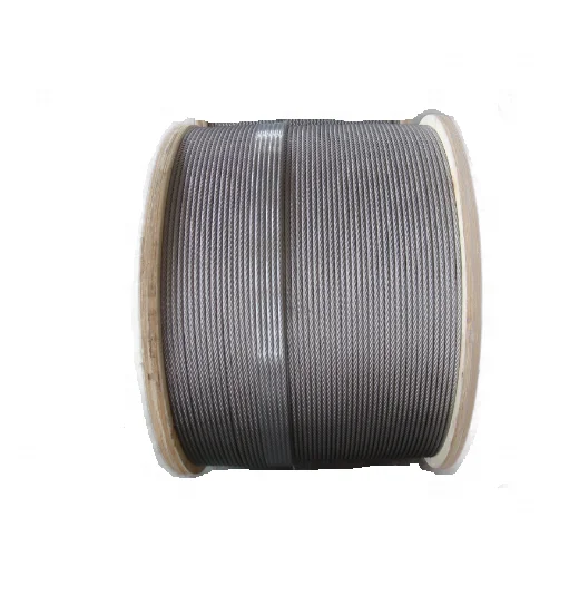AISI 304 316 T/S 1570mpa stainless steel wire rope