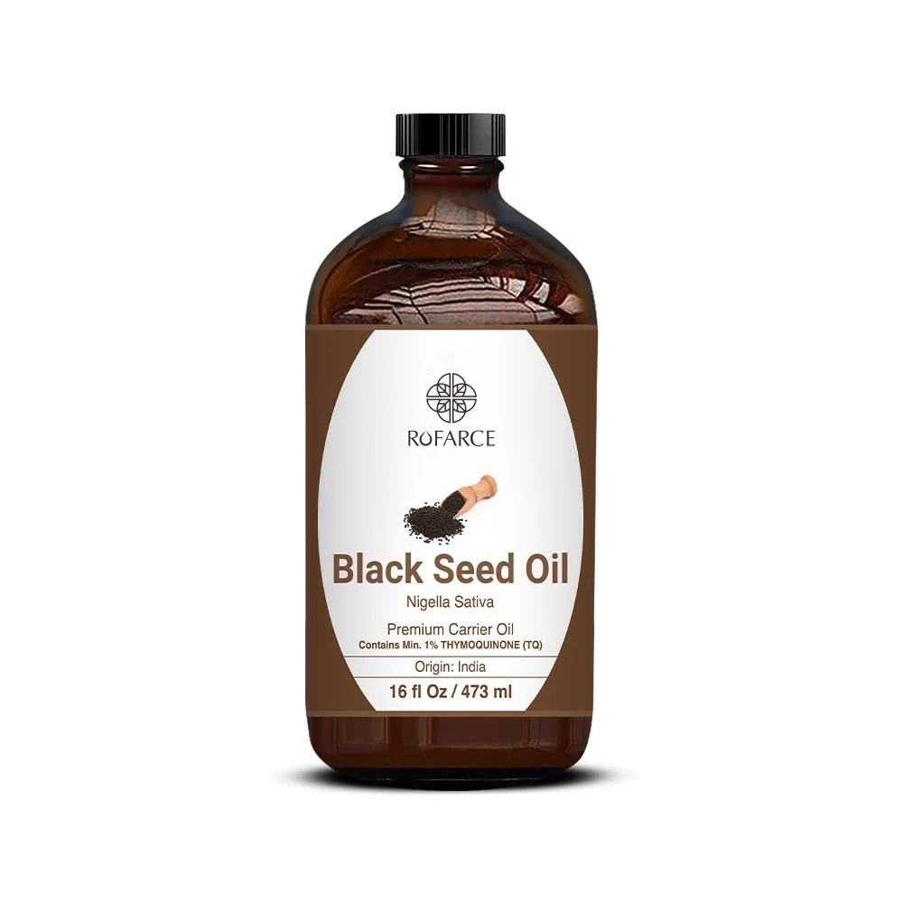 Private Label 100% Natural Cold Pressed Black Seed Oil for Face, Skin Care Carrier Oil with Dropper