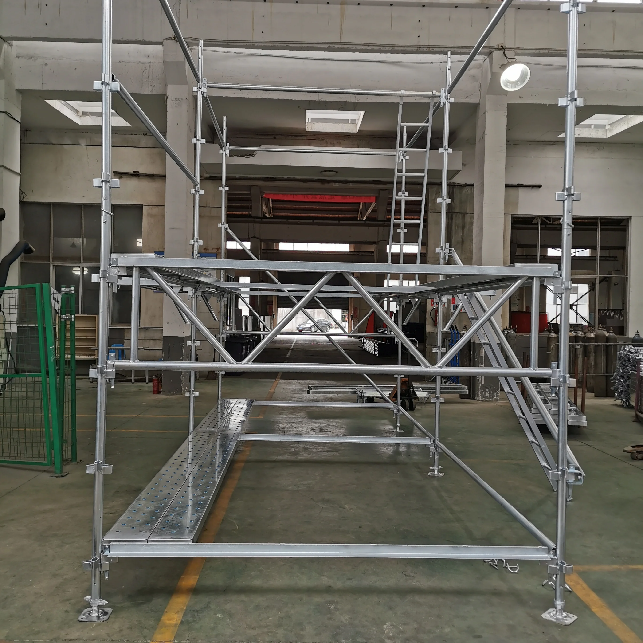 Modular Kwikstage Scaffolding System Comply With Australian Standard For Building Work