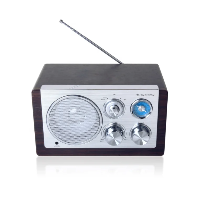 2020 All New Vintage Portable Speaker Fm Radio Antique Design Wooden Radio