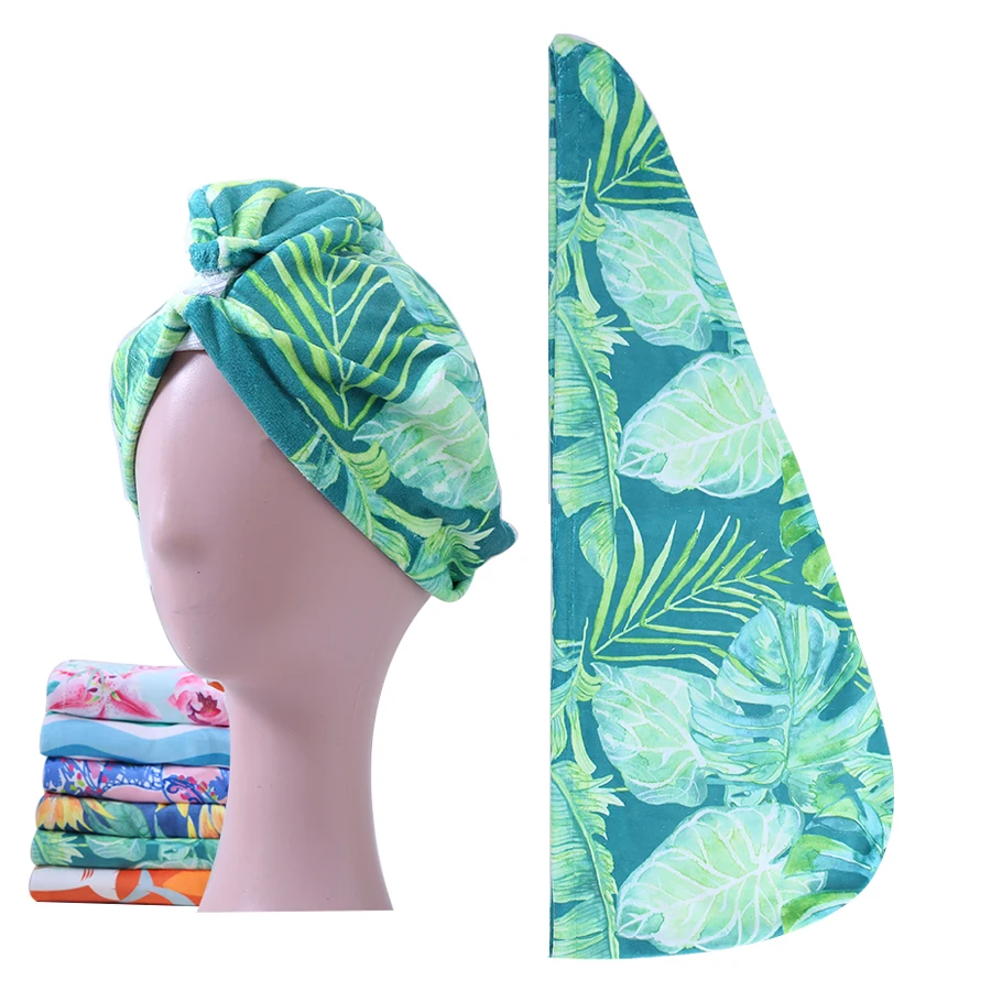 Тюрбан с высокой впитывающей способностью, полотенце из микрофибры для парикмахерской