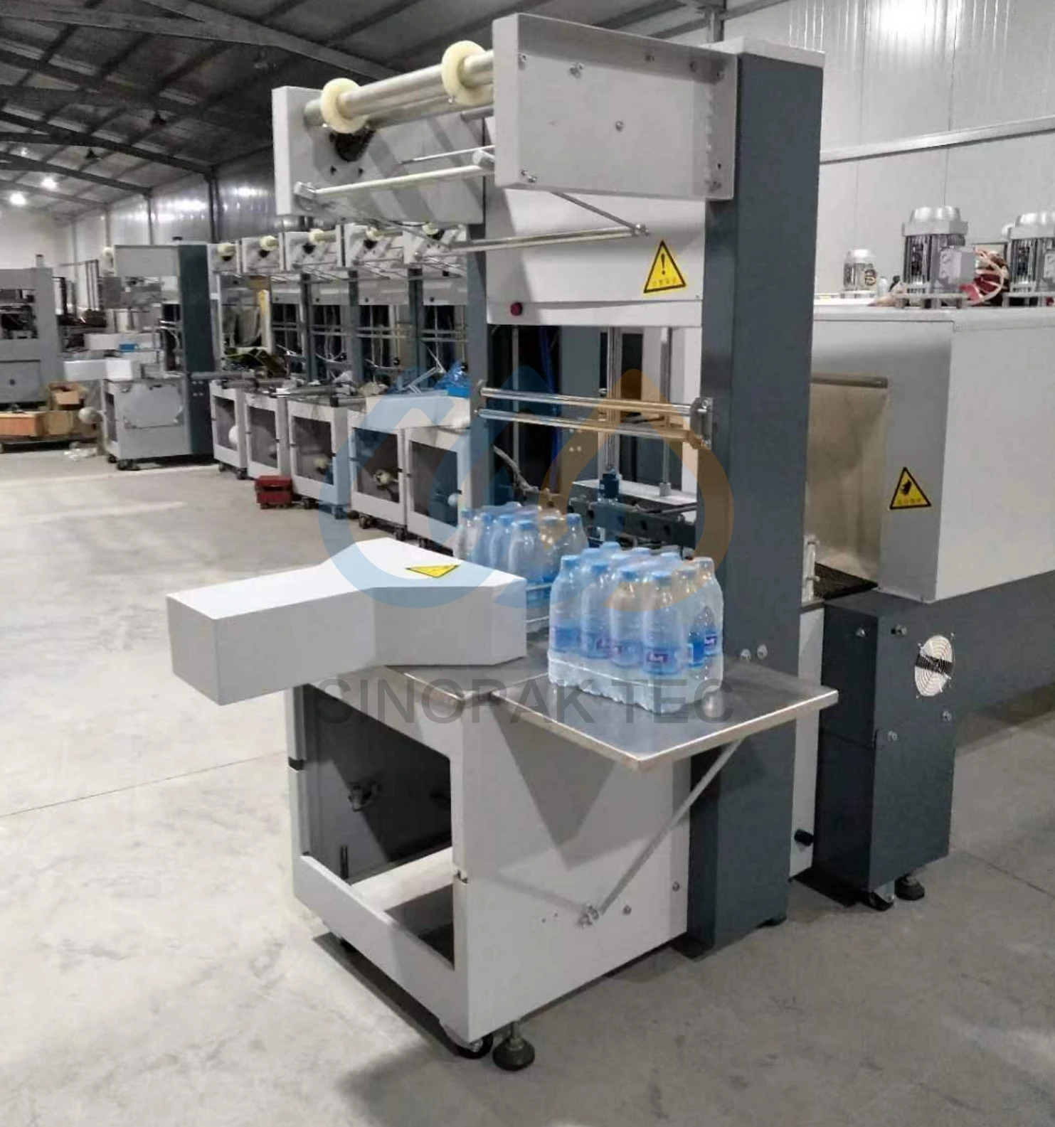 2022 Factory Customization Semi - automatic Water Pet Bottle PE Film Heat Tunnel Shrink Packing Machine Shrink Wrapping Machine