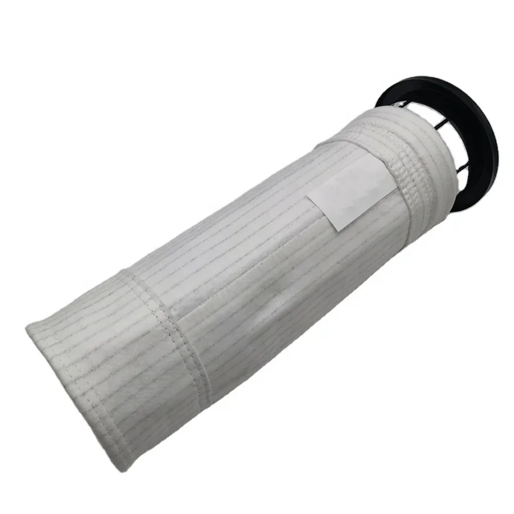 160*2500 weight 550g normal temperature polyester needle felt cloth bag chemical plant explosion proof PTFE/Nomex/PPS cloth bag