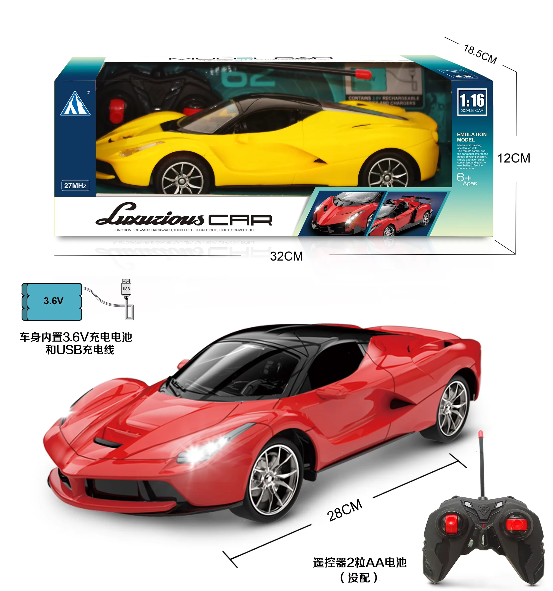 Hot Sale 1:16 r/c Toy Car Cheap Electric 4 Channel Racing Remote Control Car For Boys