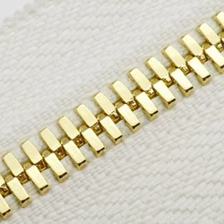 YN-MZR06-#5 Garment Accessories corn Teeth multi color Metal Long Chains Zipper Roll For garment production