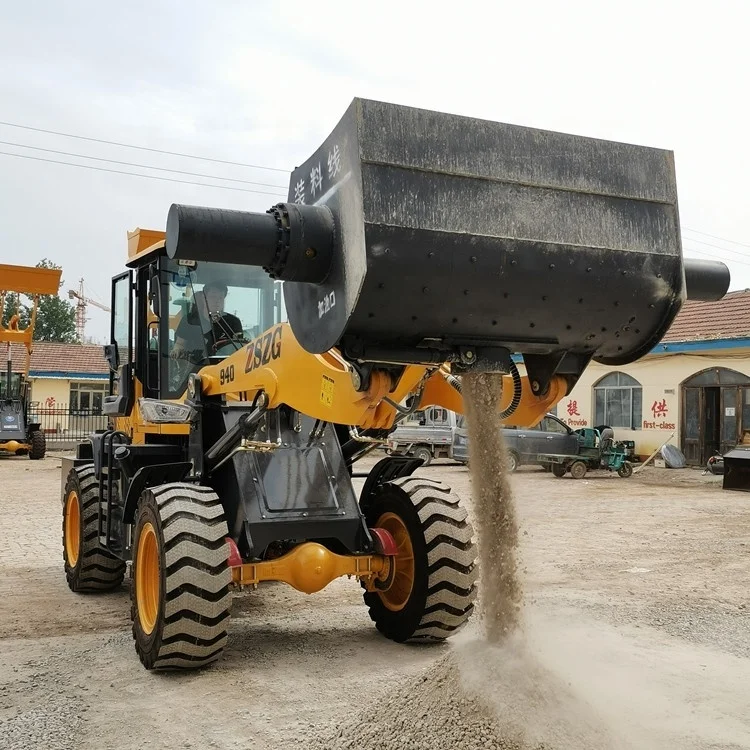 New Design Construction Works Agitator Bucket Construction Works Concrete Mixing Hopper Engine Concrete Mixer Bucket Excavator