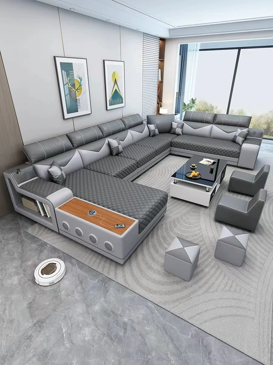 New Light Luxury Latex Detachable and Washable Fabric Sofa Simple Modern Living Room Multifunctional Furniture Combination