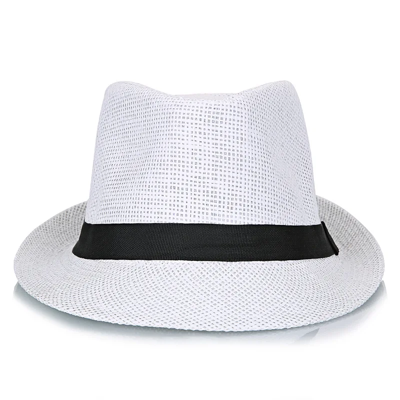 Panama Hats Custom Gangster Fedora Hats High Quality but Low Price Customized 300pieces Plain High Quality Wholesale Cheap Beach