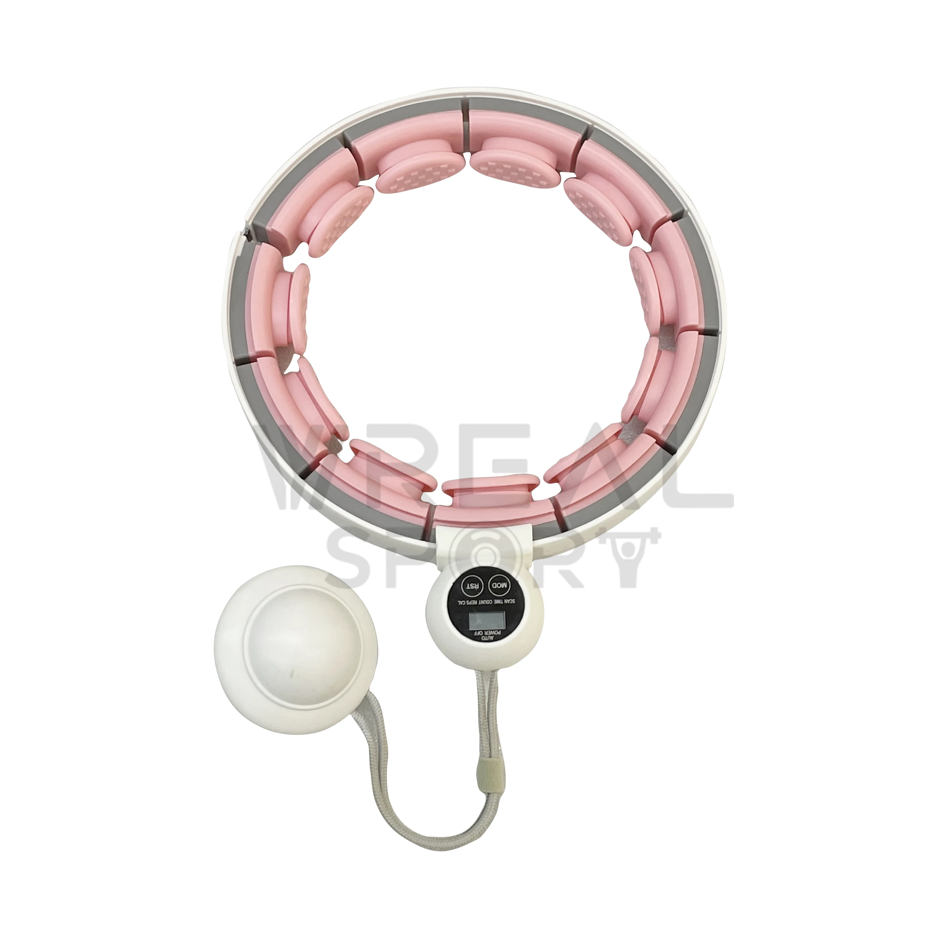 Real 15 Section Hoola Hoop Adults Adjustable Fitness Weighted Hoola Hoops Never Fall Hula Rings Exercise Hoola Hoop