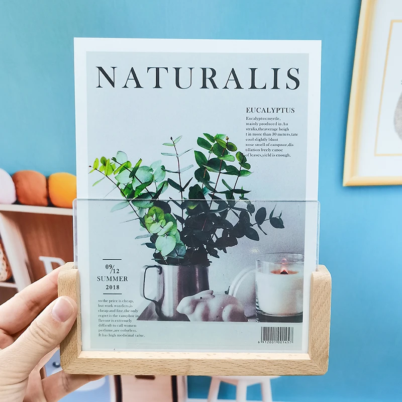 High Definition Rustic  Wooden Photo Frame with Free Acrylic Glass Cover