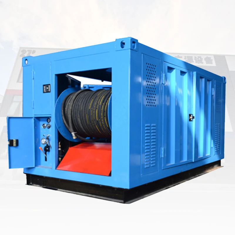 Large Pipe Drain Sewer Jetting Machine High Pressure Cleaner Hydro Blasting Equipment