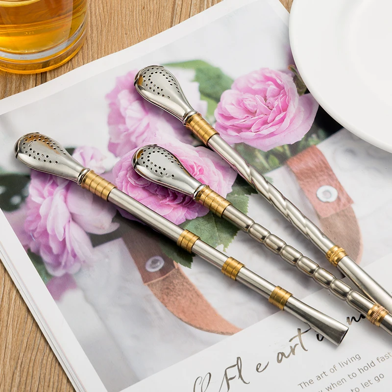 2024 новые Съемные Металлические соломинки из нержавеющей стали Yerba Mate для чая напитка с фильтром легко очищается