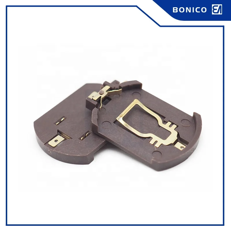 2016 PPA Material SMT Battery Retainer Surface Mounting Type Coin Cell Holder