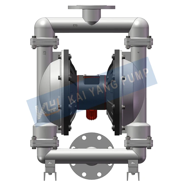 Alkali Resistant Stainless Steel Pneumatic Double Diaphragm Pump Large Flow Low Price Determine The Characteristics Of Conveying