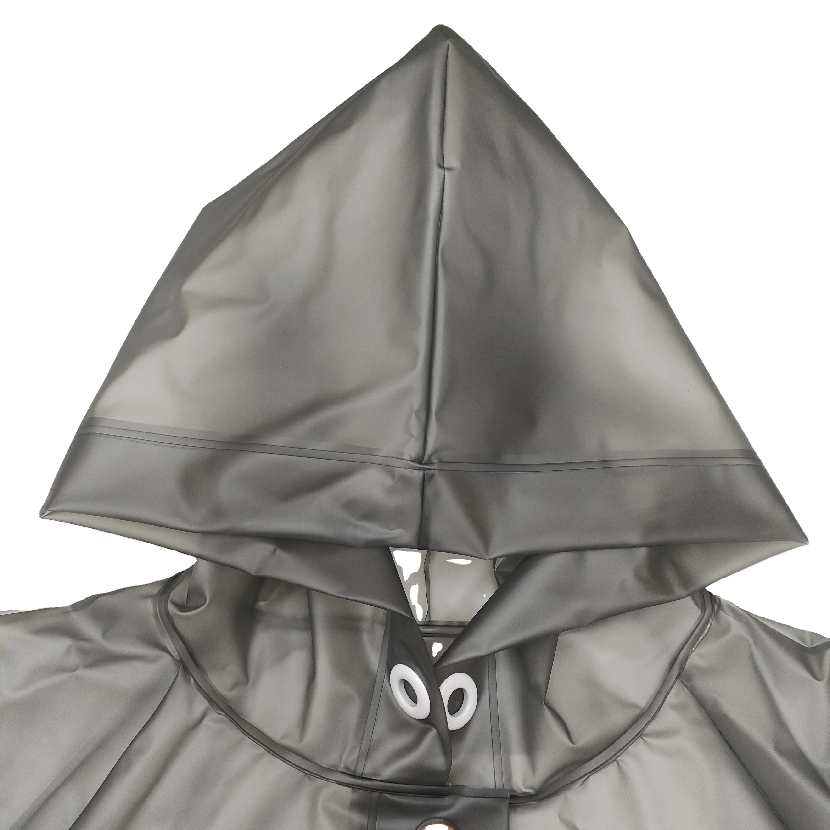Fashion Disposable raincoat TPU Clear Transparent Raincoat for children and adult  with button