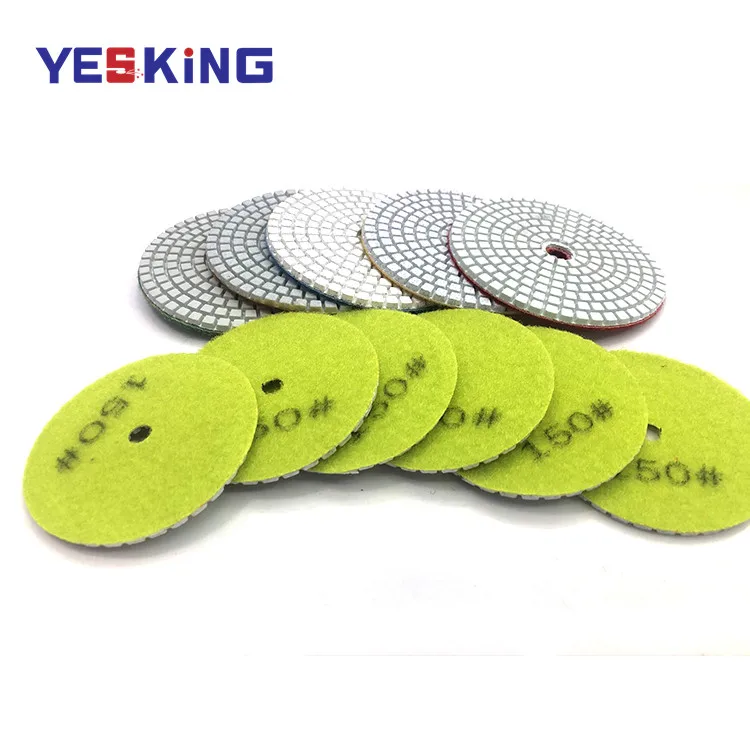 Hot sale diamond polishing grinding disc wet flexible pad abrasive tool diamond resin grinding disc