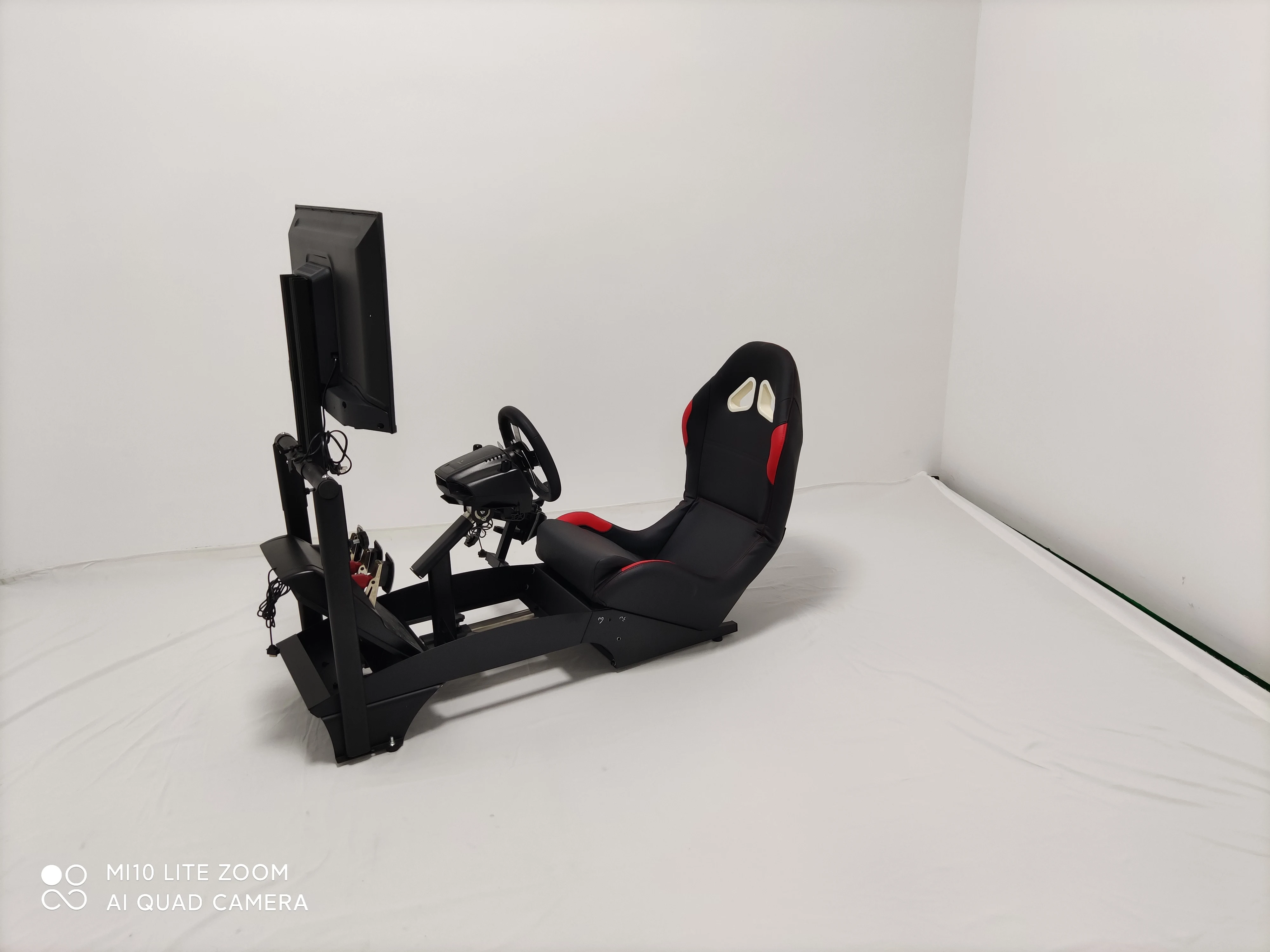 Racing Foldable Simulator Racing Cockpit with Tv Stand Add-on F1 Racing Simulator Seat