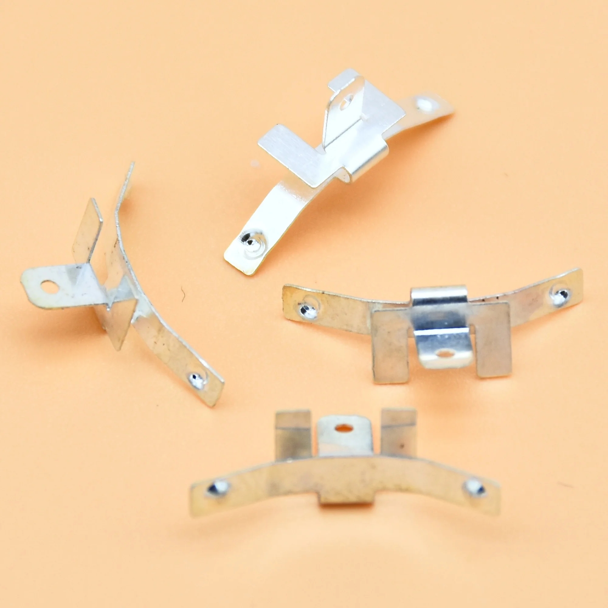 Oem/Odm High quality  custom beryllium bronze sheet stamping leaf spring Battery spring Contact for PCB