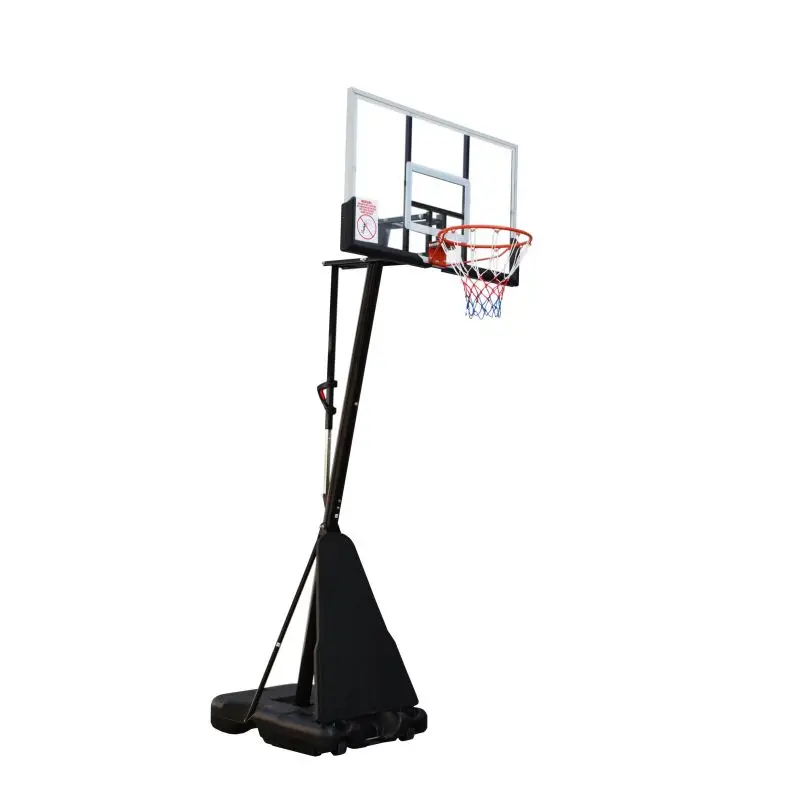 Mdunk outdoor portable basketball system with handle