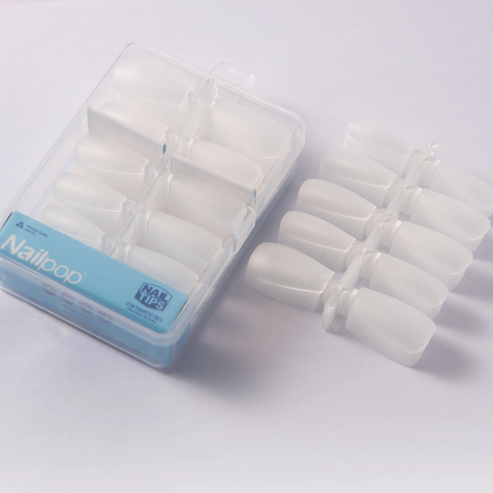 100 шт. мягкие гелевые насадки для наращивания ногтей