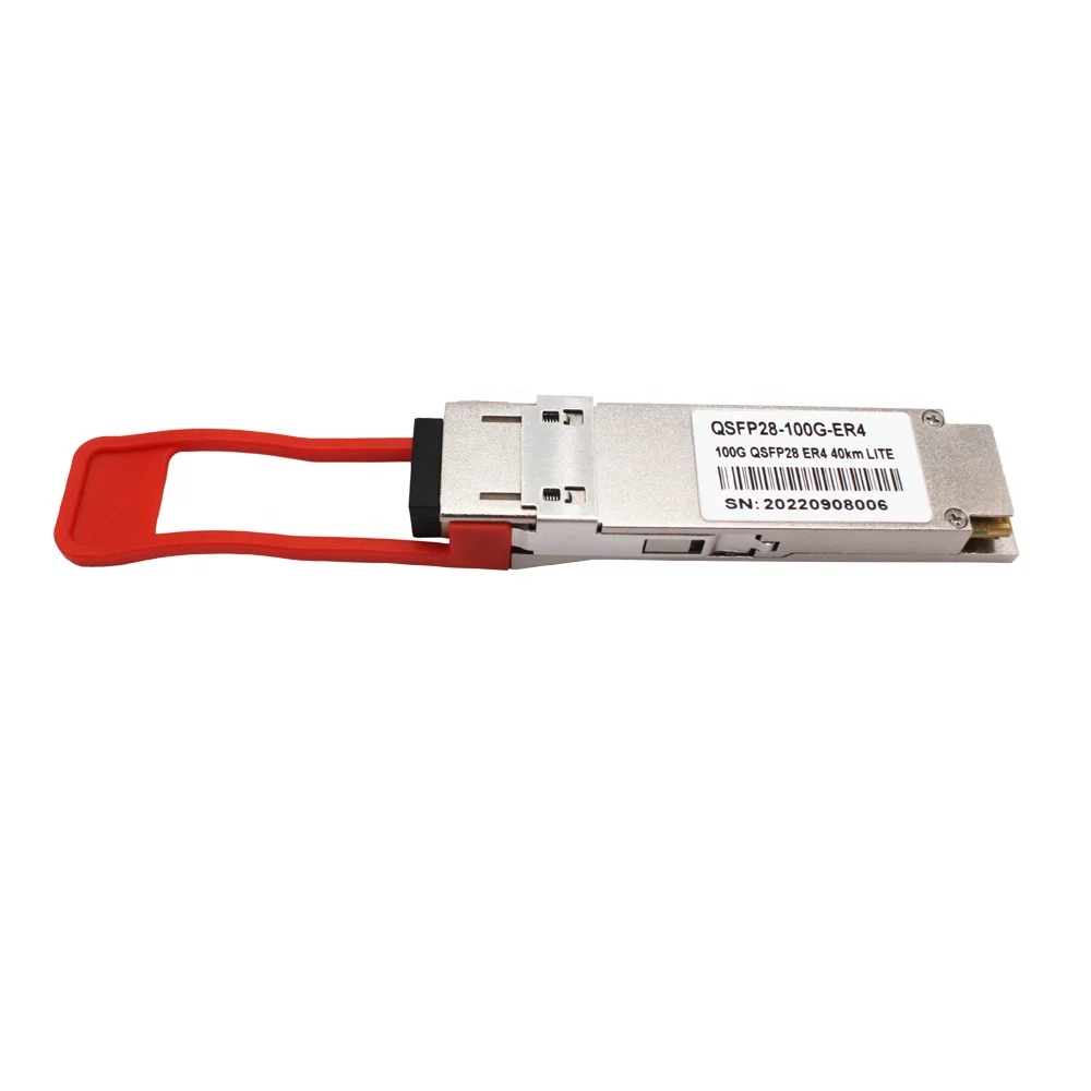 100% совместим с любым брендом QSFP-100G QSFP28 10 км 40 оптический трансивер