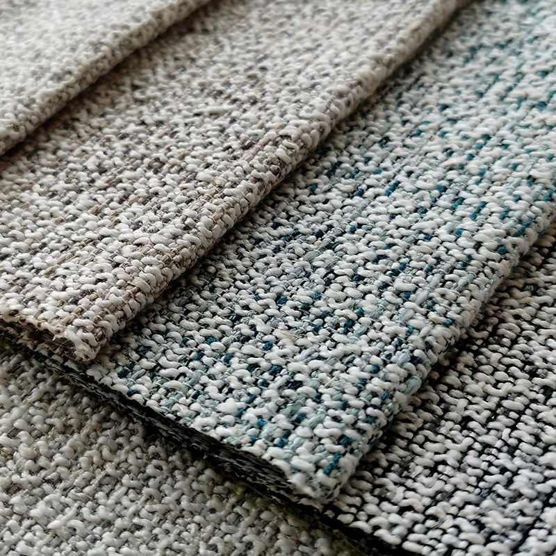 High-Quality Linen Cotton Upholstery Fabric  Furniture Sofa Home Textile Polyester Fabric