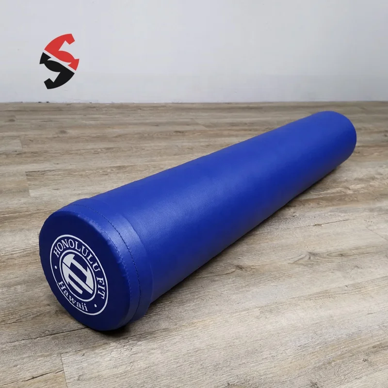 PVC Leather Covered Foam Roller Stretch Pole For Fitness Workout Gym Yoga