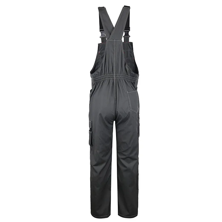 Custom overall suit ripstop outdoor work wear cargo trousers man safety uniform bib overall pants