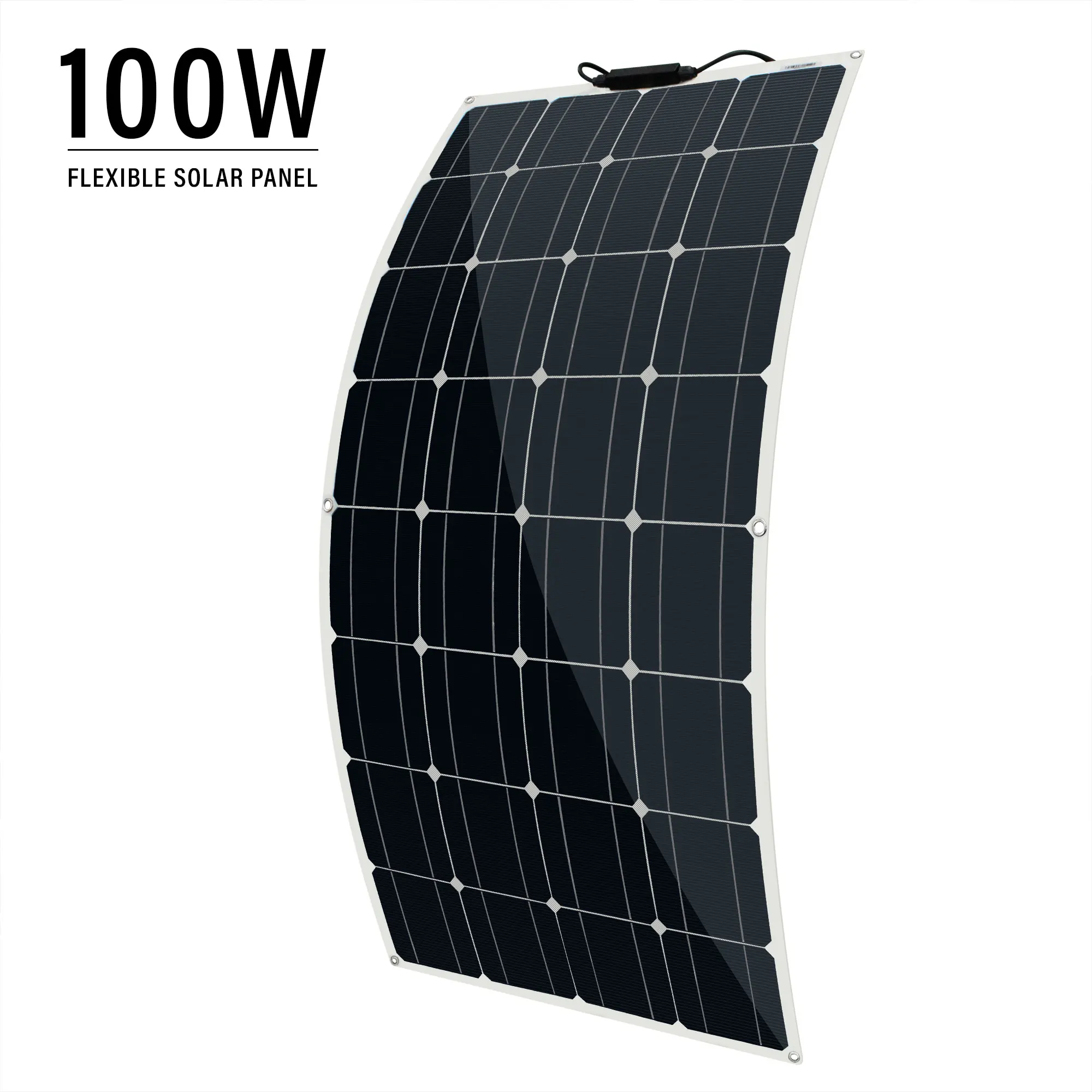 100 Вт 12 В 24 в регулятор напряжения солнечной панели, монокристаллическая Высокоэффективная солнечная панель