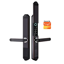 IP68 Waterproof Wifi Gate Intelligent Door Lock Electronic Aluminum Sliding Tuya Smart Lock Outdoor