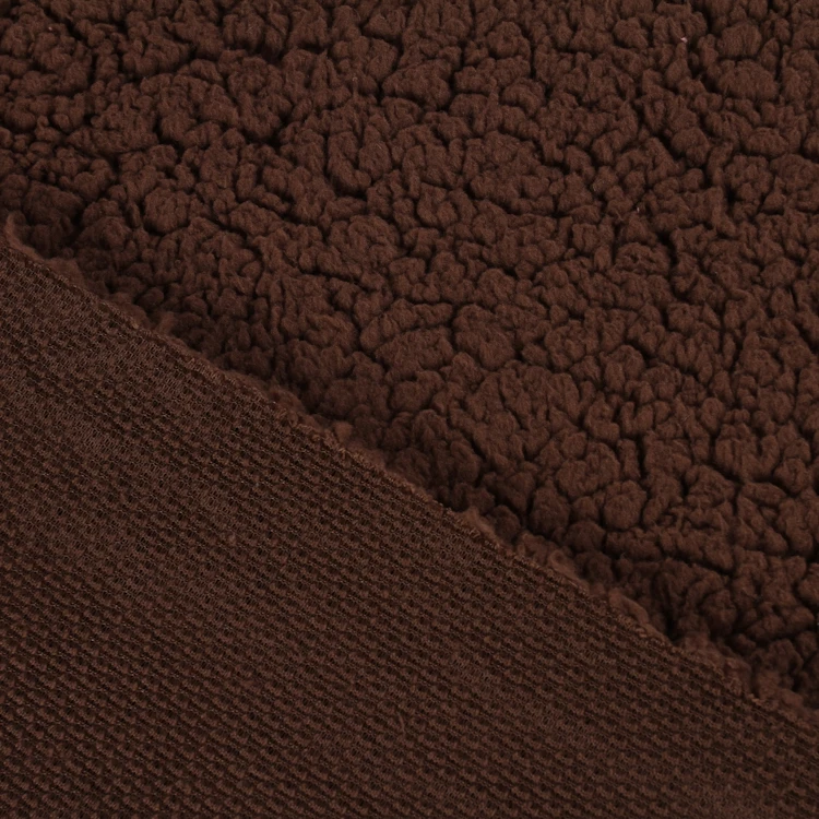 Anti-pill Granular Velvet Lamb Fleece Wholesale Faux Fur Fabric Sherpa