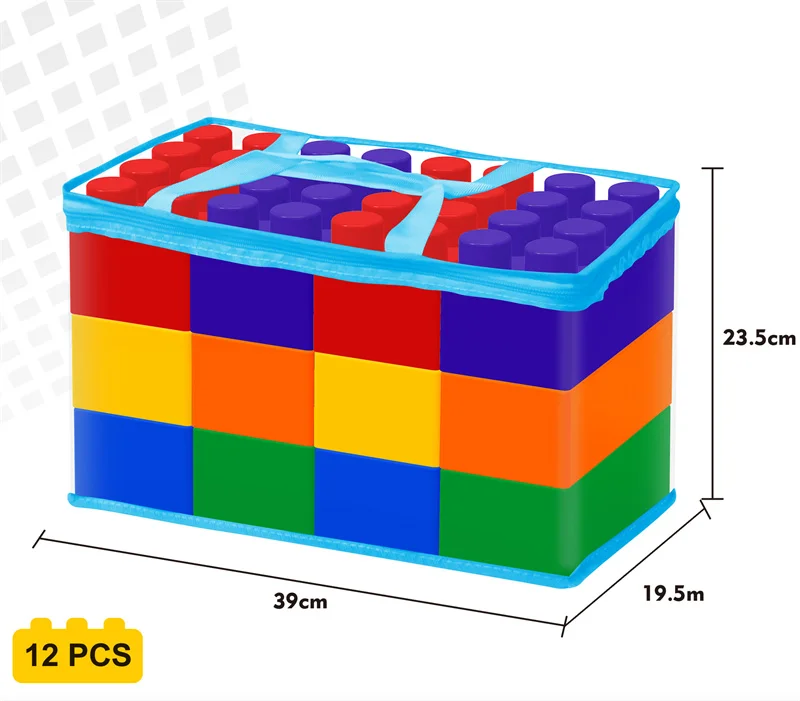 children plastic square giant building brick toys not foam building blocks