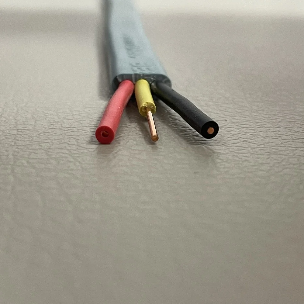 Flat Cable Twin and Earth 2.5mm2 Flat Wire Power Cord electrical cable copper wire pvc 3 core