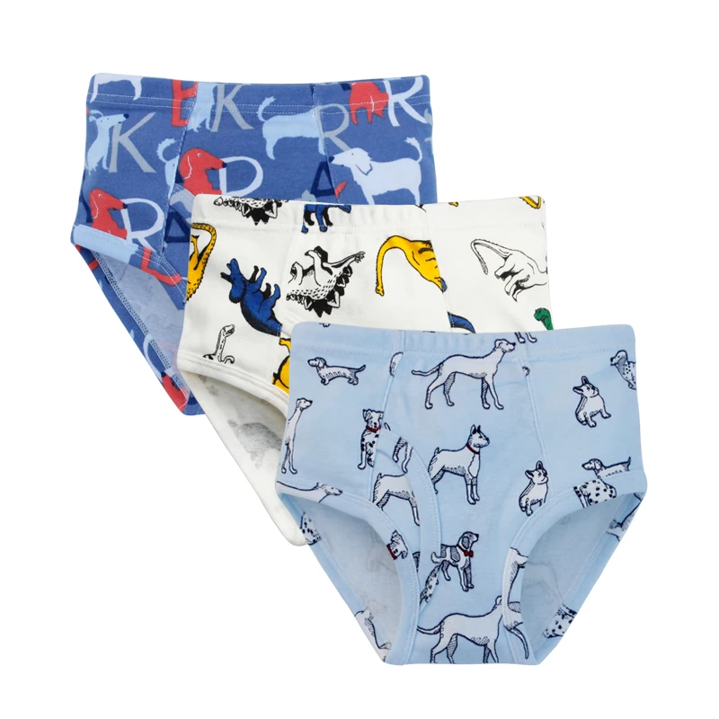 
custom cute kids underwear cotton little children models baby teen boys briefs 