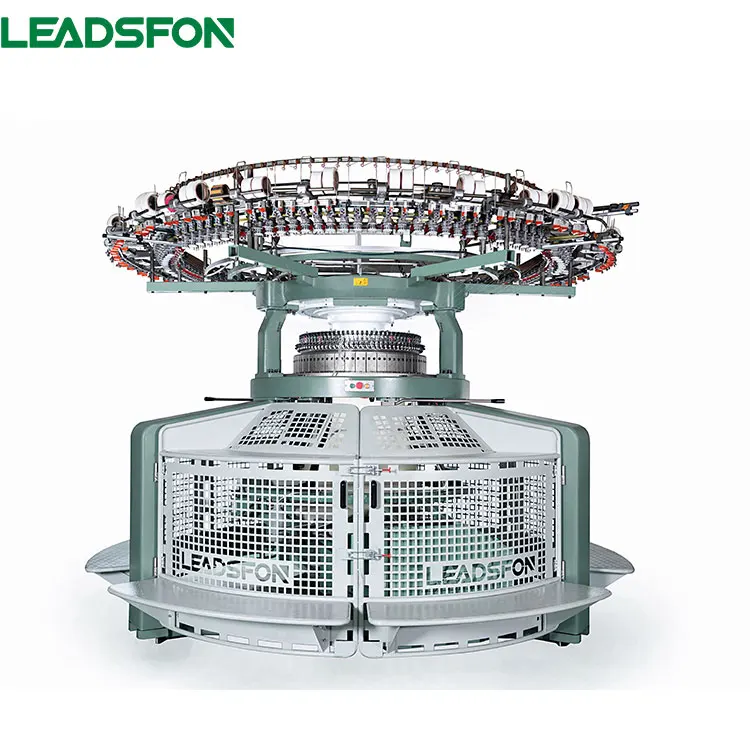 LEADSFON Latest Highly Productive Chinese Double Jersey Circular Knitting Machines For Sale
