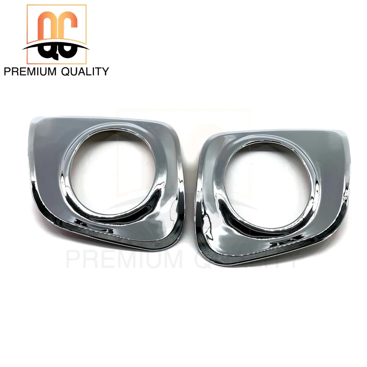 MOQ 1 set chrome front bumper fog light cover decoration for Patrol Y62 2016
